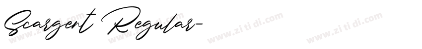 Scargent Regular字体转换 Scargent Regular字体转换